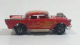 Majorette No. 223 Chevy 57 Red with Flames Die Cast Toy Car Vehicle