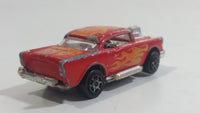 Majorette No. 223 Chevy 57 Red with Flames Die Cast Toy Car Vehicle