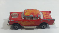 Majorette No. 223 Chevy 57 Red with Flames Die Cast Toy Car Vehicle