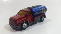 2002 Matchbox Rescue Rookies H2O Patrol Tanker Truck Dark Red and Blue Die Cast Toy Car Firefighting Vehicle