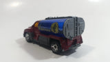 2002 Matchbox Rescue Rookies H2O Patrol Tanker Truck Dark Red and Blue Die Cast Toy Car Firefighting Vehicle