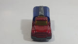 2002 Matchbox Rescue Rookies H2O Patrol Tanker Truck Dark Red and Blue Die Cast Toy Car Firefighting Vehicle