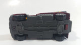 2002 Matchbox Rescue Rookies H2O Patrol Tanker Truck Dark Red and Blue Die Cast Toy Car Firefighting Vehicle