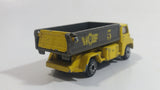 1993 Corgi Auto City Tipping Lorry Dump Truck "Wolf" "5" Yellow and Grey Die Cast Toy Car Vehicle