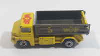 1993 Corgi Auto City Tipping Lorry Dump Truck "Wolf" "5" Yellow and Grey Die Cast Toy Car Vehicle