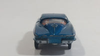 Road-Master Flyers Super Cars Gran Turismo Teal Blue 1/58 Scale Die Cast Toy Car Vehicle with Opening Doors and Hood Lone Star Corvette