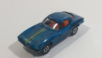 Road-Master Flyers Super Cars Gran Turismo Teal Blue 1/58 Scale Die Cast Toy Car Vehicle with Opening Doors and Hood Lone Star Corvette