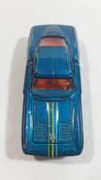 Road-Master Flyers Super Cars Gran Turismo Teal Blue 1/58 Scale Die Cast Toy Car Vehicle with Opening Doors and Hood Lone Star Corvette