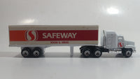 1997 Matchbox Mack CH600 Semi Tractor with Articulated Trailer Safeway Food & Drug 1:97 Scale White Die Cast Toy Car Vehicle with Opening Rear Doors