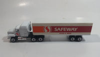 1997 Matchbox Mack CH600 Semi Tractor with Articulated Trailer Safeway Food & Drug 1:97 Scale White Die Cast Toy Car Vehicle with Opening Rear Doors