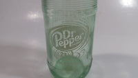Dr. Pepper "No Refill " 7 1/2" Tall 8 Fl oz 240mL Clear Glass Soda Pop Beverage Bottle