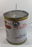 Vintage Rogers Syrup Golden Sugar Vancouver, B.C. Sugar Refinery 10lb 2L Tin Metal Can with Lid