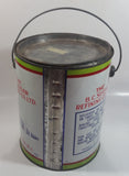 Vintage Rogers Syrup Golden Sugar Vancouver, B.C. Sugar Refinery 10lb 2L Tin Metal Can with Lid