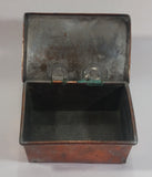 Antique Ewart GR VI King George VI Hinged Copper Metal Box