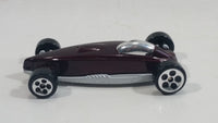 1999 Hot Wheels Street Raptor Maroon Dark Red Die Cast Toy Car - McDonald's Happy Meal 13/16