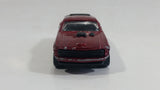 2007 Hot Wheels Mustang Mach I Dark Red Die Cast Toy Muscle Car Vehicle