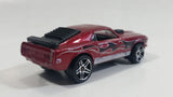 2007 Hot Wheels Mustang Mach I Dark Red Die Cast Toy Muscle Car Vehicle