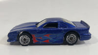 2007 Hot Wheels Mustang Cobra Metalflake Dark Blue Die Cast Toy Car Vehicle