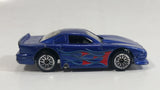 2007 Hot Wheels Mustang Cobra Metalflake Dark Blue Die Cast Toy Car Vehicle