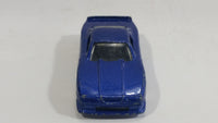 2007 Hot Wheels Mustang Cobra Metalflake Dark Blue Die Cast Toy Car Vehicle