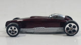 1999 Hot Wheels Street Raptor Maroon Dark Red Die Cast Toy Car - McDonald's Happy Meal 13/16