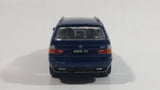 RealToy BMW X5 Dark Blue 1/61 Scale Die Cast Toy Car Vehicle