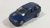 RealToy BMW X5 Dark Blue 1/61 Scale Die Cast Toy Car Vehicle