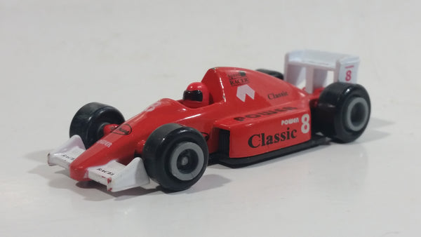 Unknown Brand Classic Power #8 Red Die Cast Toy Race Car Vehicle