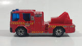 Rare Version 2002 Matchbox Dennis Sabre Ladder Truck Red Die Cast Toy Car Emergency Vehicle