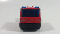 Rare Version 2002 Matchbox Dennis Sabre Ladder Truck Red Die Cast Toy Car Emergency Vehicle