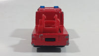 Rare Version 2002 Matchbox Dennis Sabre Ladder Truck Red Die Cast Toy Car Emergency Vehicle