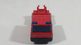 Rare Version 2002 Matchbox Dennis Sabre Ladder Truck Red Die Cast Toy Car Emergency Vehicle