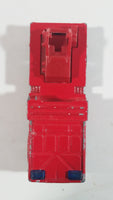 Rare Version 2002 Matchbox Dennis Sabre Ladder Truck Red Die Cast Toy Car Emergency Vehicle