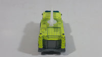 2005 Matchbox Fire 1 Boom Fire Truck Neon Yellow Die Cast Toy Car Firefighting Rescue Emergency Vehicle