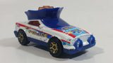 2004 Matchbox Highway Patrol Police Hat White and Blue Die Cast Toy Car Firefighting Rescue Emergency Vehicle