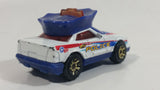 2004 Matchbox Highway Patrol Police Hat White and Blue Die Cast Toy Car Firefighting Rescue Emergency Vehicle