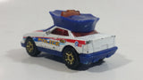 2004 Matchbox Highway Patrol Police Hat White and Blue Die Cast Toy Car Firefighting Rescue Emergency Vehicle