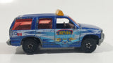 2004 Matchbox Hero City Metro Police '97 Chevy Tahoe Blue Die Cast Toy SUV Car Vehicle