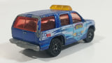 2004 Matchbox Hero City Metro Police '97 Chevy Tahoe Blue Die Cast Toy SUV Car Vehicle