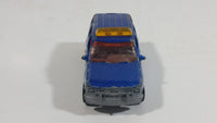 2004 Matchbox Hero City Metro Police '97 Chevy Tahoe Blue Die Cast Toy SUV Car Vehicle