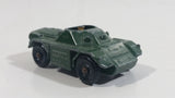 Vintage 1959 MOKO Lesney No. 61 Ferret Scout Car Army Green Die Cast Toy Car Military Tank Vehicle - Made in England