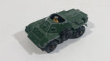 Vintage 1959 MOKO Lesney No. 61 Ferret Scout Car Army Green Die Cast Toy Car Military Tank Vehicle - Made in England