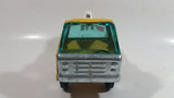 Vintage Bandai Line B.O.S. Tow Truck Yellow Pressed Steel Toy Car Vehicle Made in Korea