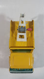 Vintage Bandai Line B.O.S. Tow Truck Yellow Pressed Steel Toy Car Vehicle Made in Korea