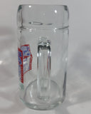 Vintage Budweiser Lager Beer 8" Tall Heavy Thick Glass Mug