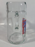 Vintage Budweiser Lager Beer 8" Tall Heavy Thick Glass Mug