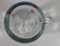 Vintage Budweiser Lager Beer 8" Tall Heavy Thick Glass Mug