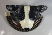 Vintage Upper Deck 13 1/2" Tall Hand Painted Cast Iron Border Collie Sheep Dog Door Stop