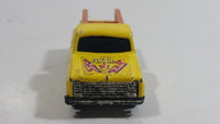 Vintage JRI Chevrolet Stepside Pickup Truck Yellow with Brown Rails Die Cast Toy Car Vehicle Made in Hong Kong