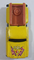 Vintage JRI Chevrolet Stepside Pickup Truck Yellow with Brown Rails Die Cast Toy Car Vehicle Made in Hong Kong